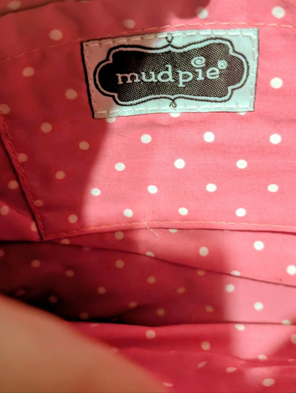 NWT Mud Pie Pink and Natural Straw Flower Clutch Bag